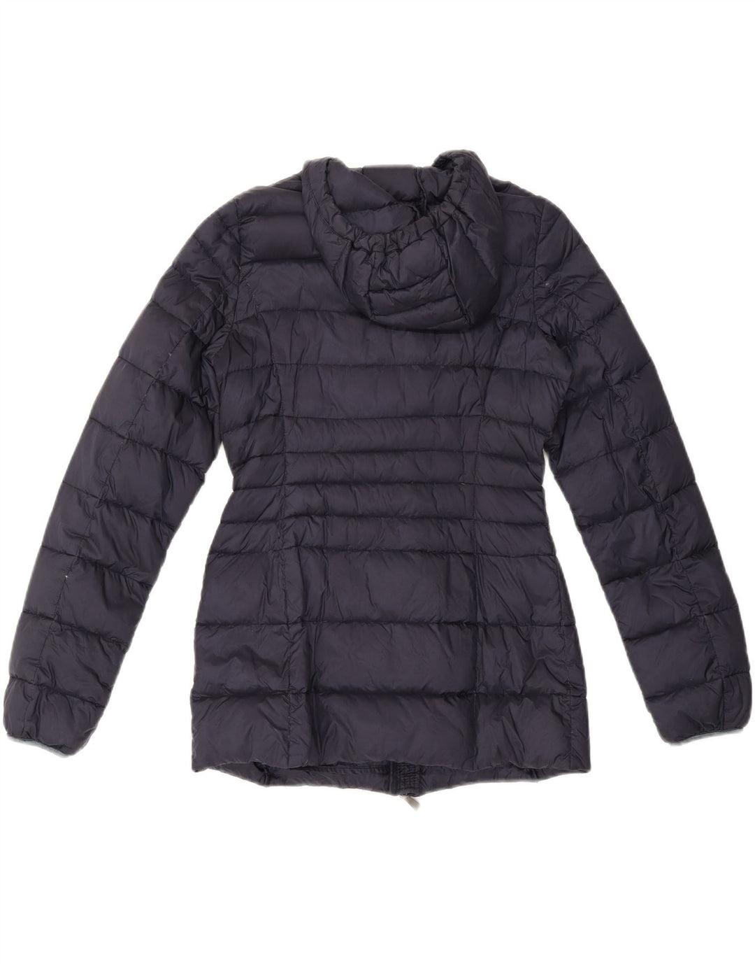 LIU JO Womens Hooded Padded Jacket UK 6 XS Navy Blue Polyamide Vintage Liu Jo and Second-Hand Liu Jo from Messina Hembry 