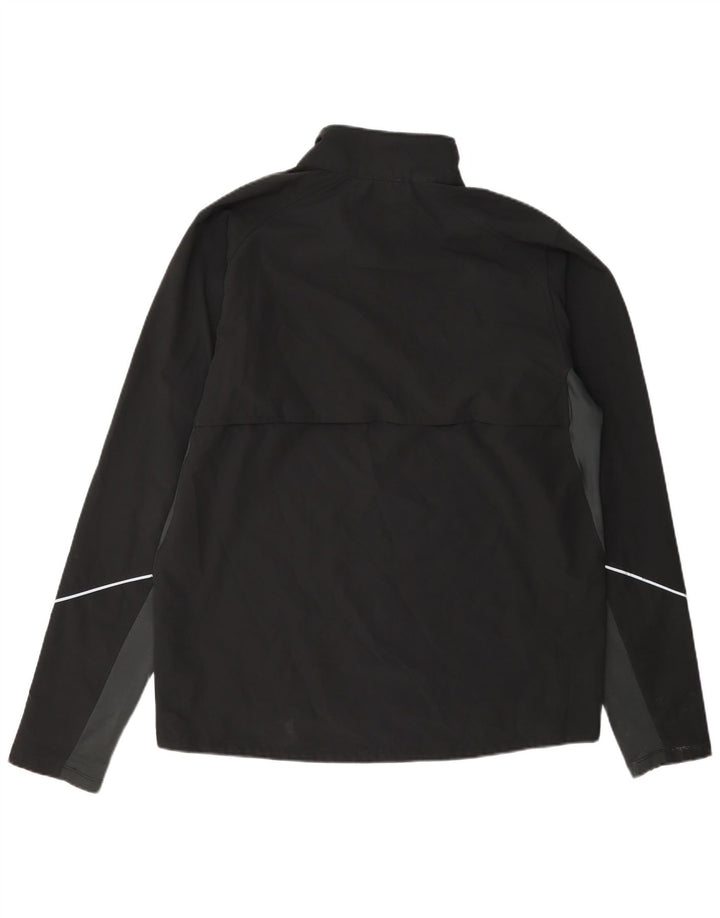 The North Face Mens Zip Neck Pullover Tracksuit Top Large Black Colourblock