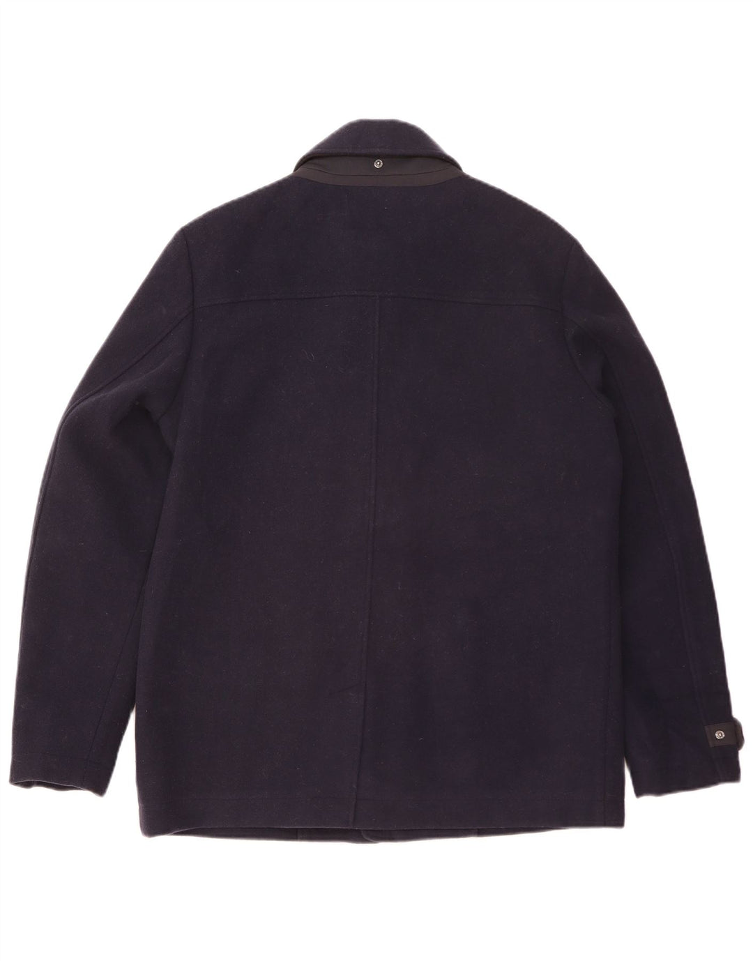 GEOX Mens Respira Utility Jacket UK 42 XL Navy Blue Wool