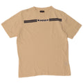 Kappa Mens Graphic T-Shirt Top Medium Beige Cotton