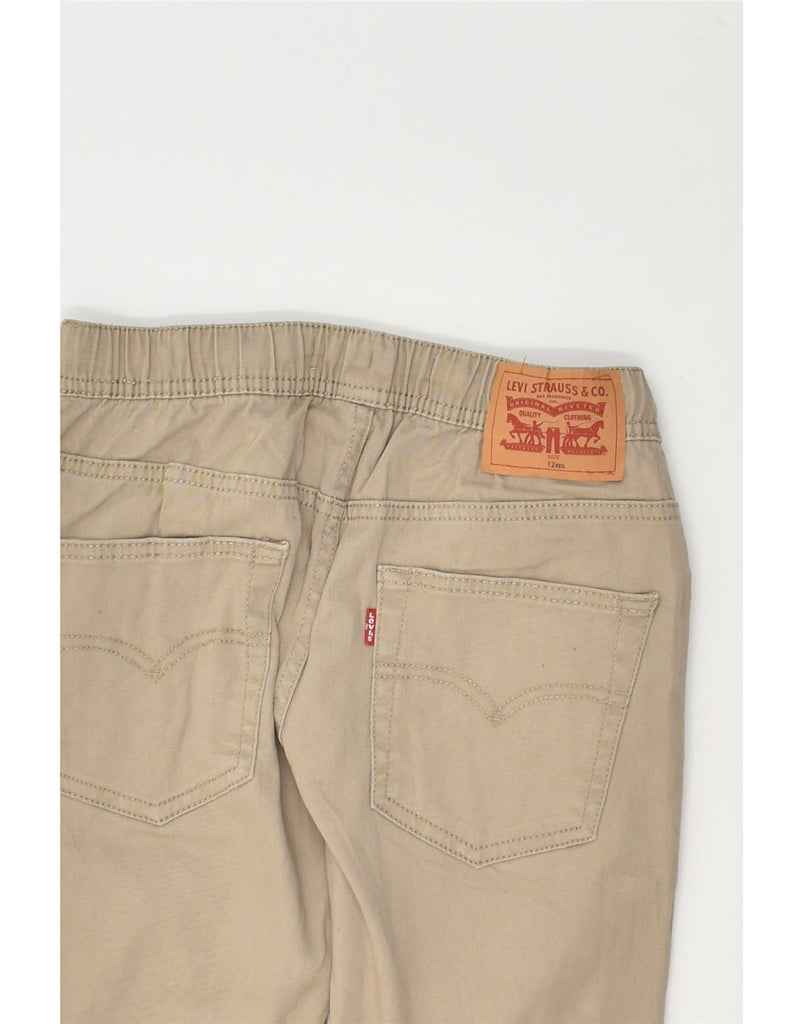 LEVI'S Girls Joggers Trousers 11-12 Years W26 L24  Beige Cotton | Vintage Levi's | Thrift | Second-Hand Levi's | Used Clothing | Messina Hembry 