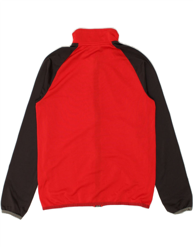 ADIDAS Boys Tracksuit Top Jacket 11-12 Years Red Colourblock Polyester | Vintage Adidas | Thrift | Second-Hand Adidas | Used Clothing | Messina Hembry 