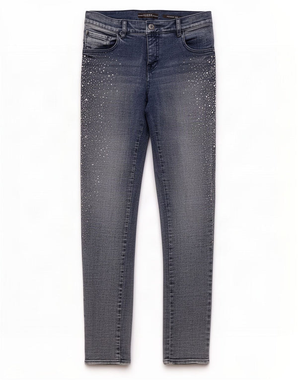 Guess Girls Skinny Jeans 13-14 Years W28 L29 Blue Cotton