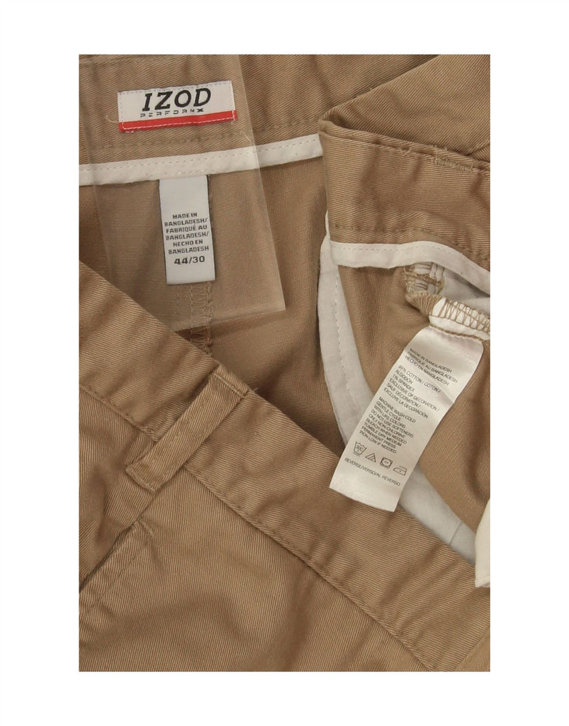 IZOD Mens Straight Chino Trousers W44 L30 Beige Cotton Vintage Izod and Second-Hand Izod from Messina Hembry 