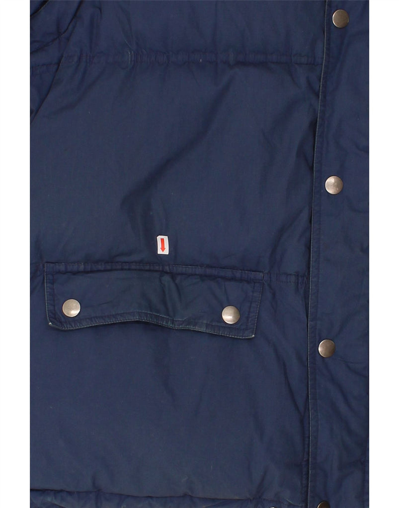 LOTTO Mens Reversible Padded Jacket UK 40 Large Navy Blue Vintage Lotto and Second-Hand Lotto from Messina Hembry 
