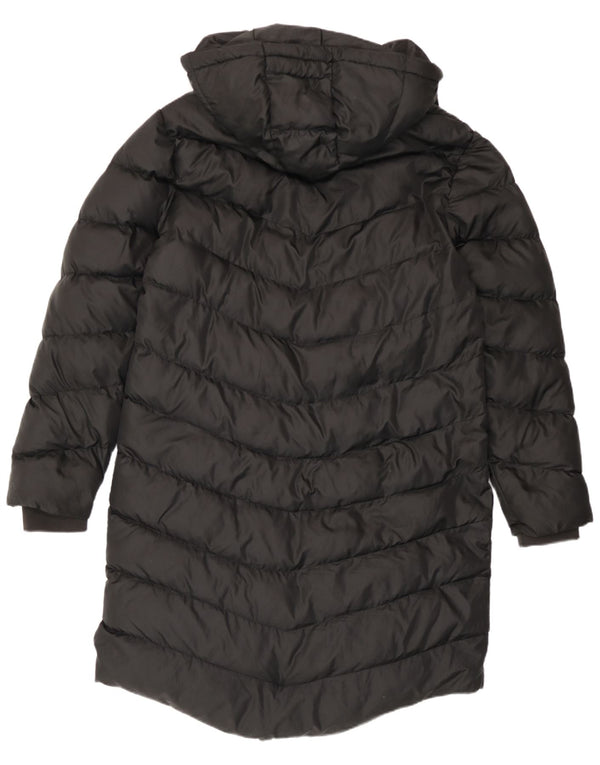 New Balance Womens Hooded Oversized Padded Coat UK 14 Medium Black