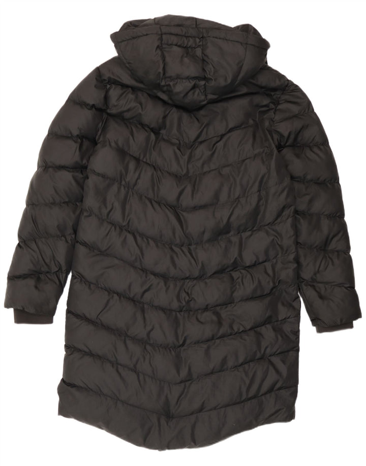 New Balance Womens Hooded Oversized Padded Coat UK 14 Medium Black