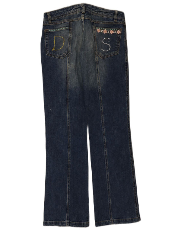 Vintage Womens Bootcut Jeans W28 L31 Navy Blue