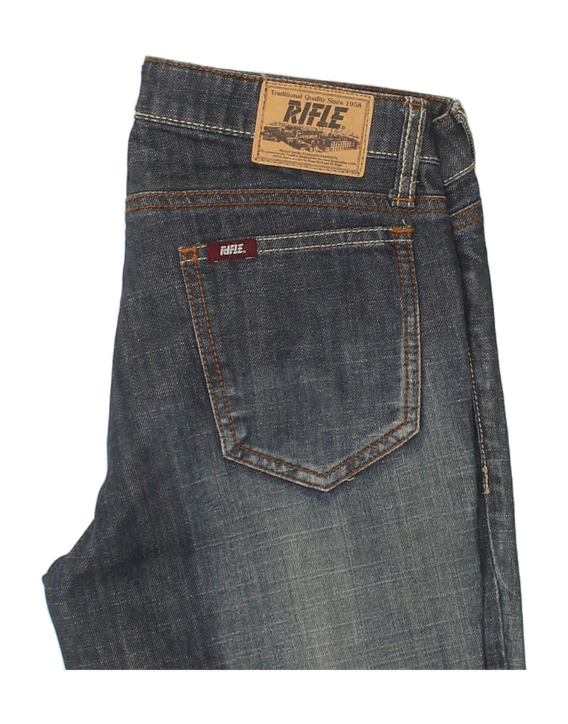 RIFLE Womens Straight Jeans W28 L28  Blue Cotton Vintage Rifle and Second-Hand Rifle from Messina Hembry 