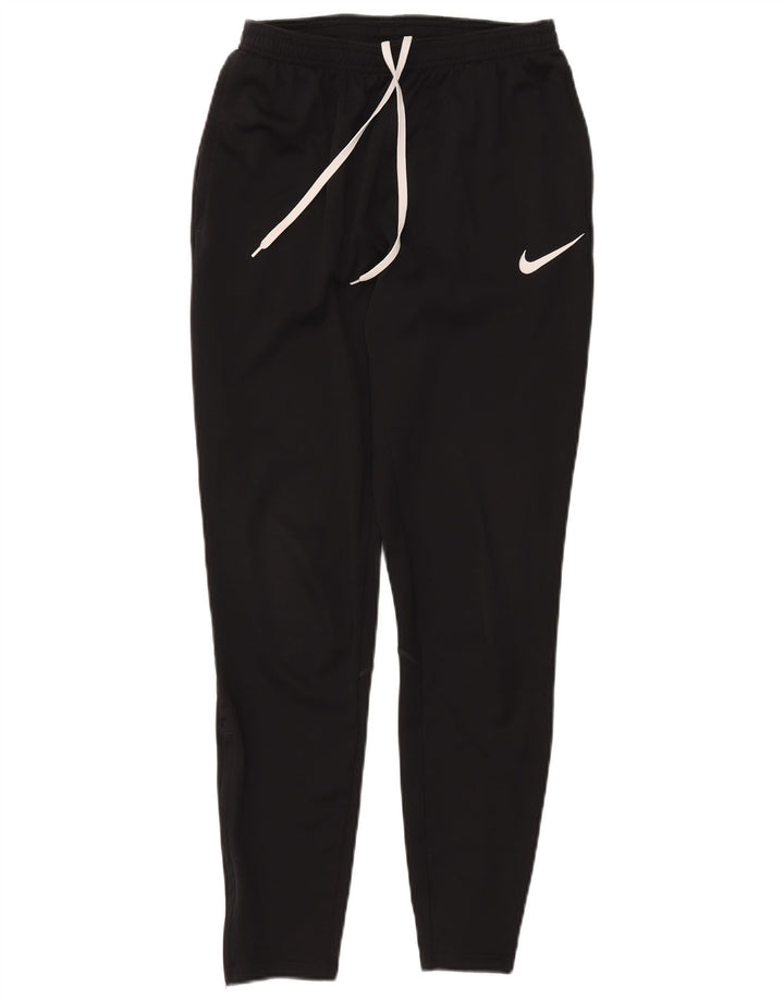 Nike Mens Dri Fit Tracksuit Trousers Small Black Polyester