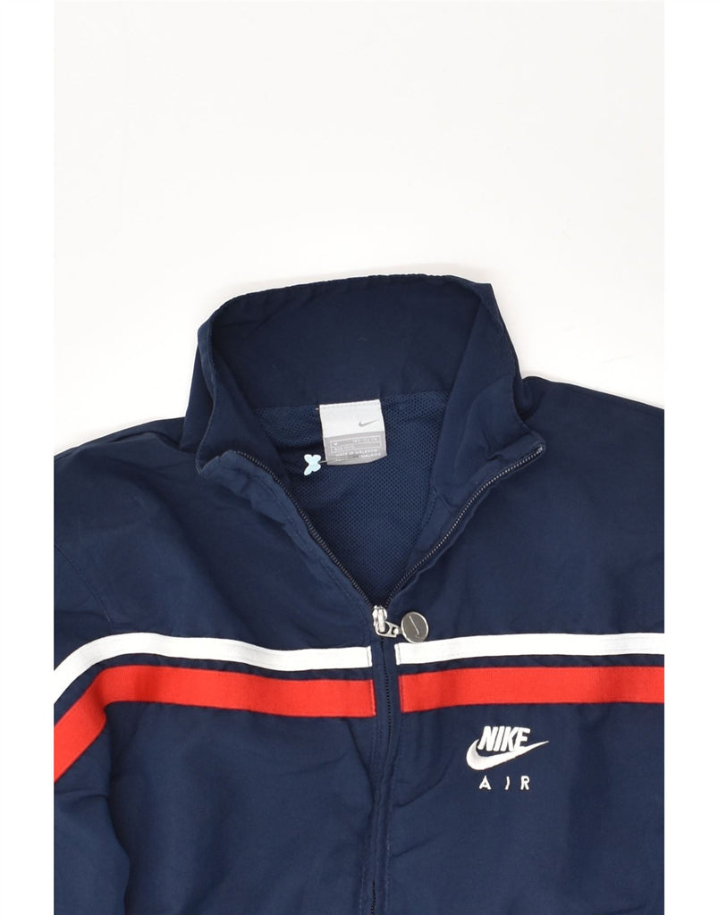 NIKE Boys Graphic Tracksuit Top Jacket 10-11 Years Medium Navy Blue | Vintage Nike | Thrift | Second-Hand Nike | Used Clothing | Messina Hembry 