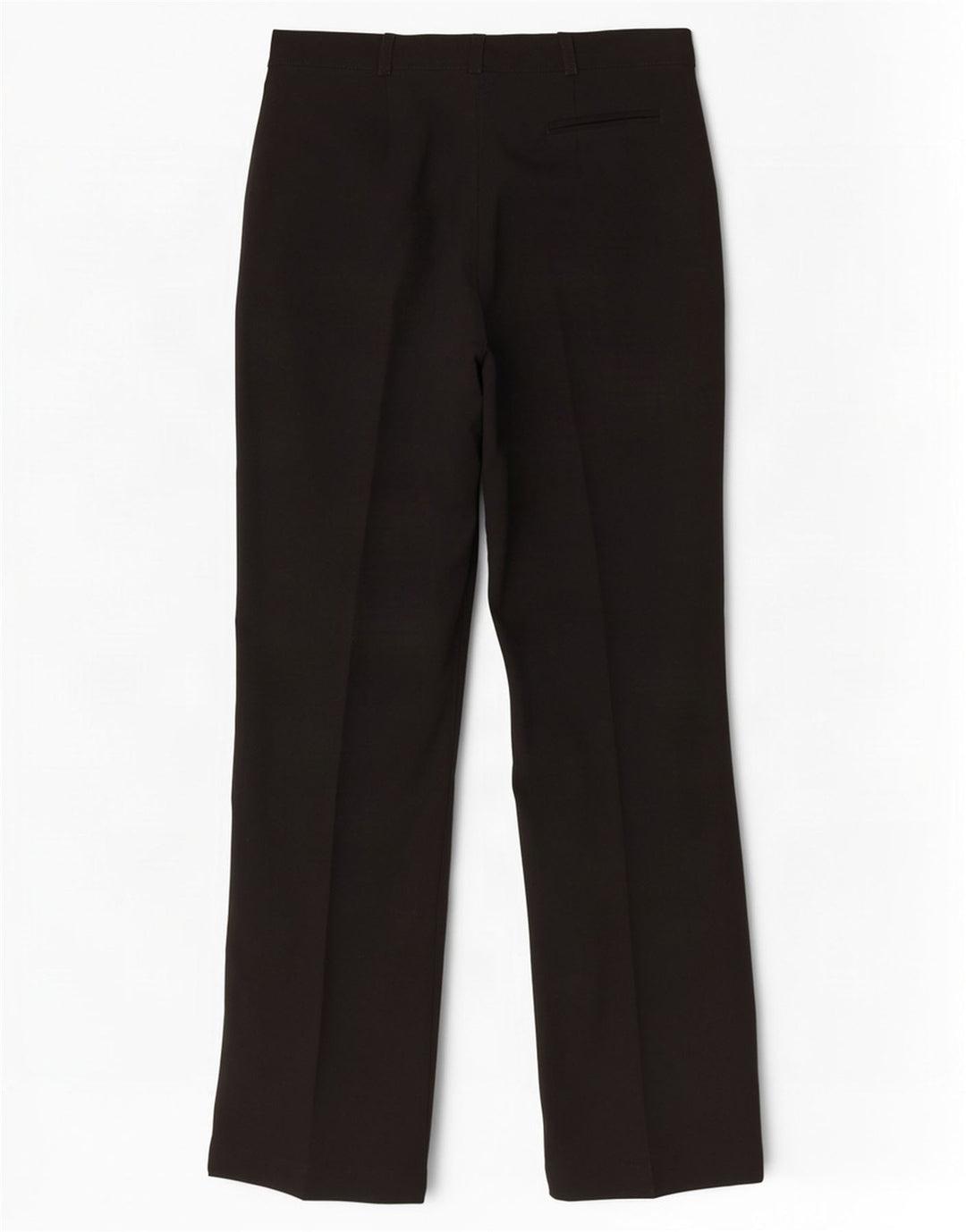 Topshop Womens Straight Suit Trousers UK 12 Medium W30 L30 Black Polyester