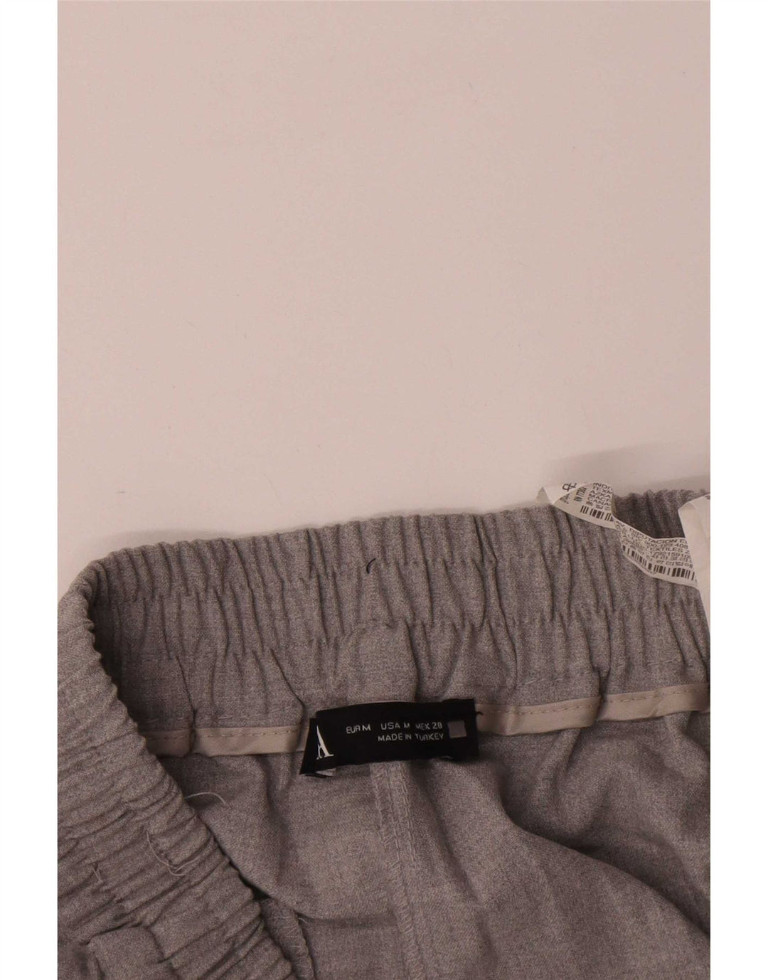 Zara Womens Straight Casual Trousers Medium W28 L26 Grey Polyester