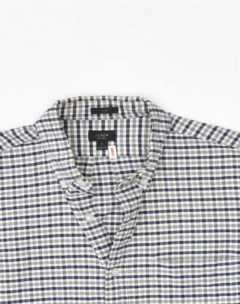 J. CREW Mens Slim Fit Shirt Small Multicoloured Check Cotton | Vintage J. Crew | Thrift | Second-Hand J. Crew | Used Clothing | Messina Hembry 