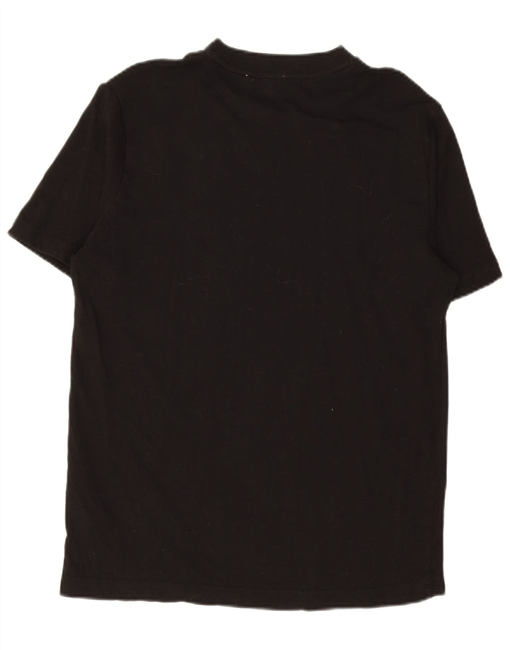 Puma Mens Graphic T-Shirt Top Small Black Cotton