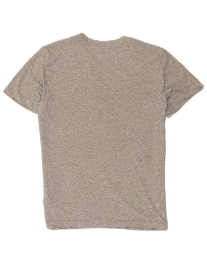 Nike Mens Dri Fit Graphic T-Shirt Top Medium Grey Flecked Cotton
