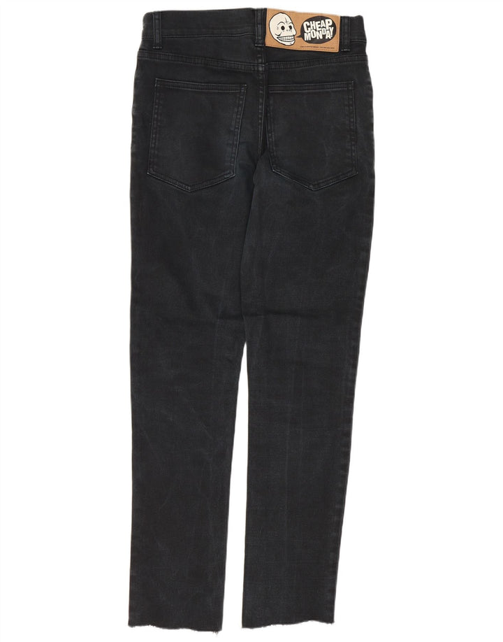 Cheap Monday Womens Slim Jeans W27 L28 Black Cotton