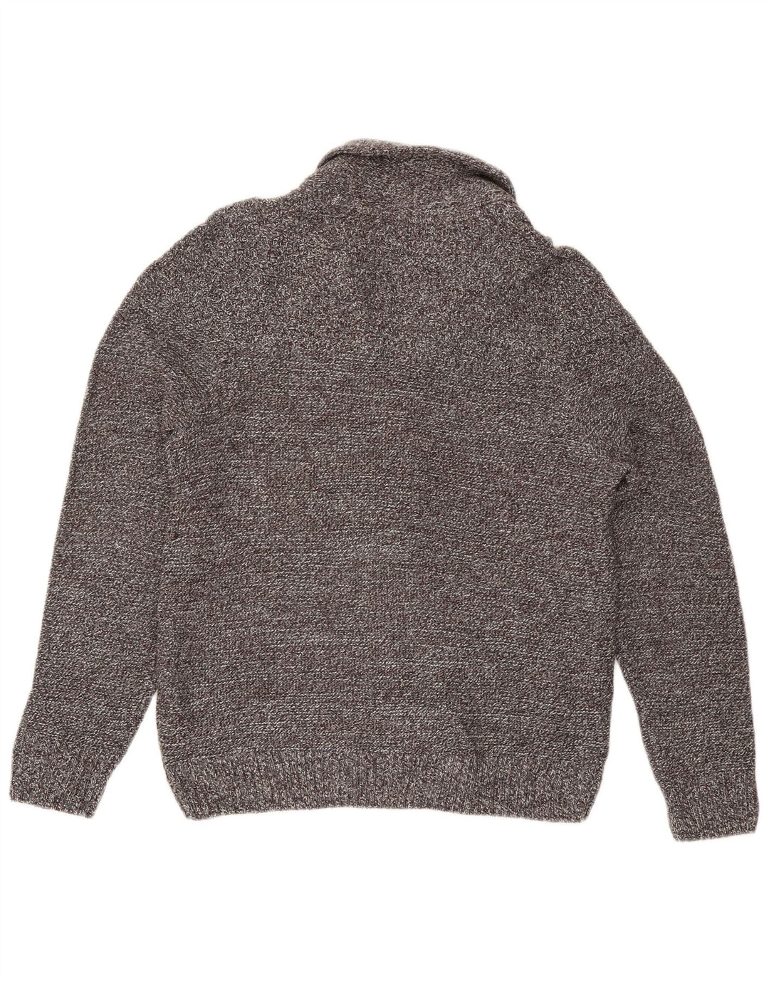 Marks & Spencer Mens Cardigan Sweater Large Grey Flecked Acrylic