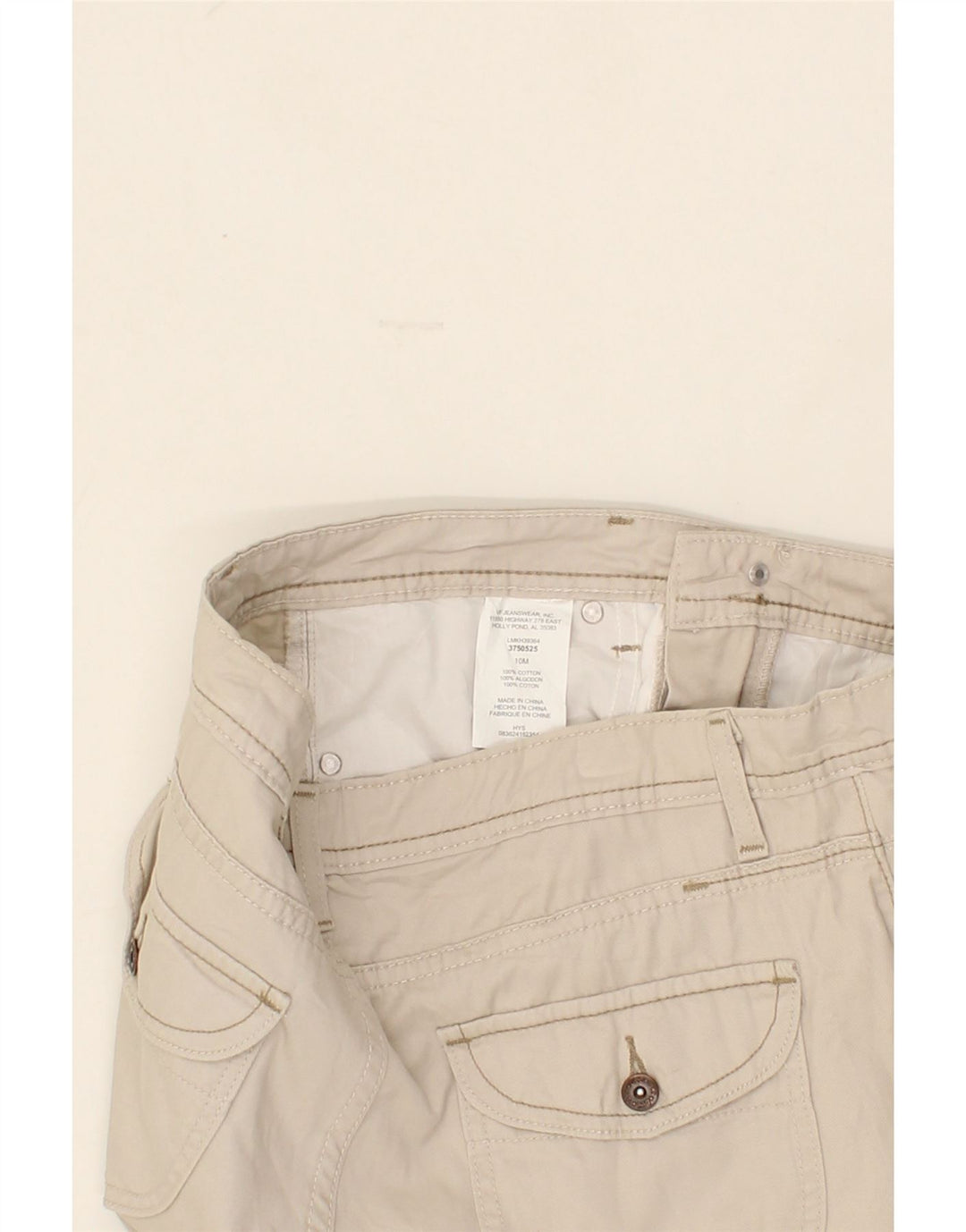 LEE Womens Casual Shorts US 10 Medium W32 Beige Cotton Vintage Lee and Second-Hand Lee from Messina Hembry 