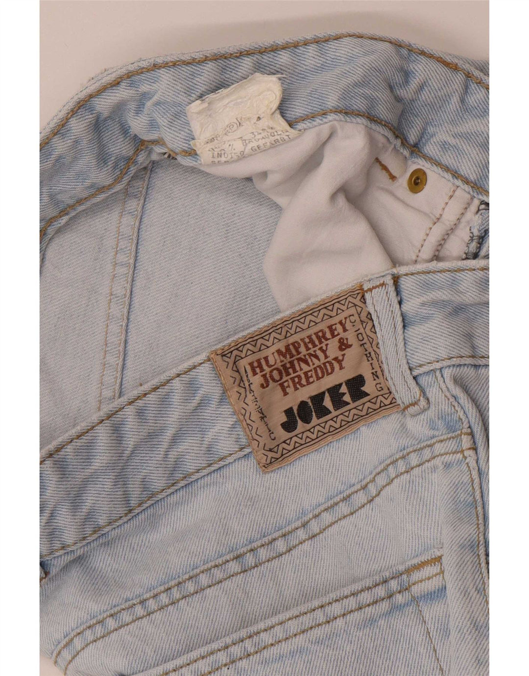 Joker Mens Tapered Jeans W34 L34 Blue Cotton