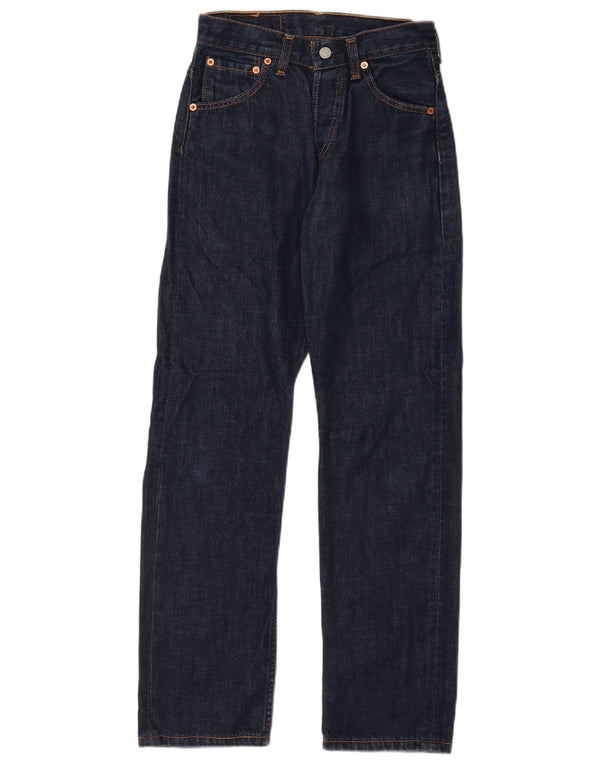 Levi's Mens 535 Straight Jeans W27 L32 Navy Blue Cotton