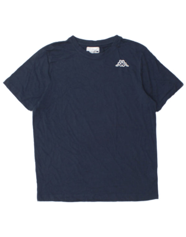 Kappa Mens T-Shirt Top Medium Navy Blue Cotton
