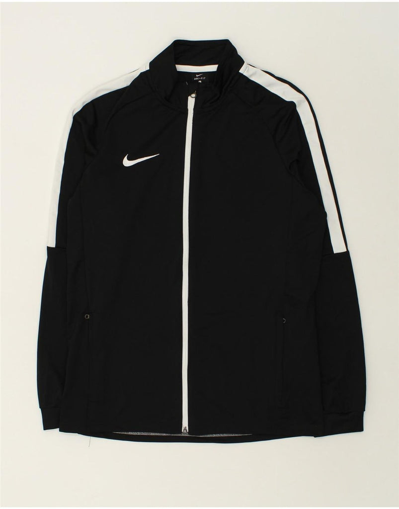 NIKE Mens Dri Fit Tracksuit Top Jacket Large Black Polyester | Vintage Nike | Thrift | Second-Hand Nike | Used Clothing | Messina Hembry 