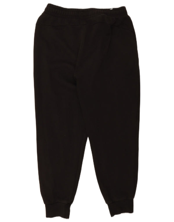 Puma Womens Tracksuit Trousers Joggers UK 14 Large Black Cotton Sports