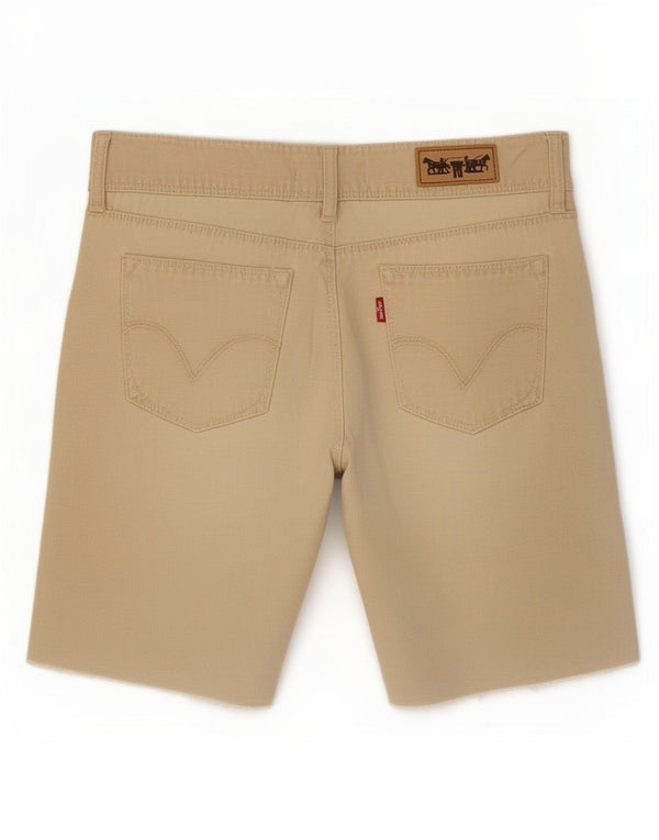Levi's Mens 570 Casual Shorts Small W29 Beige Cotton