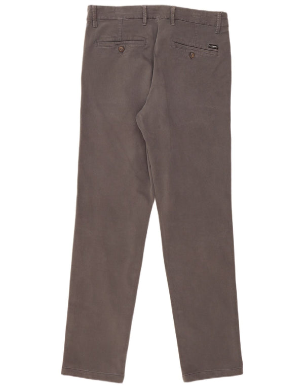 Carrera Mens Regular Chino Trousers IT 48 Medium W33 L31 Grey Cotton