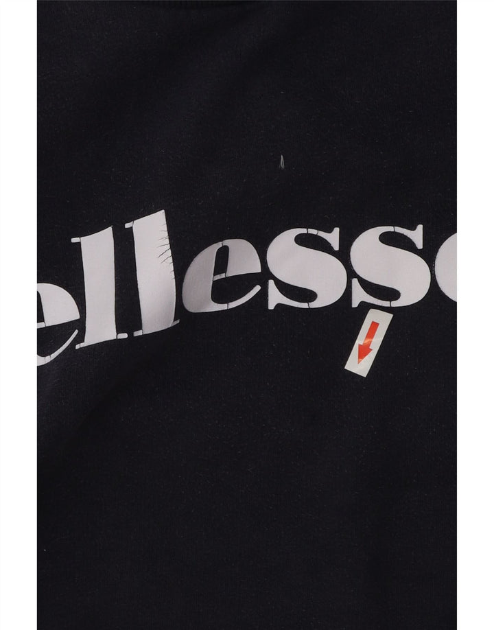 Ellesse Mens Graphic Sweatshirt Jumper Medium Navy Blue