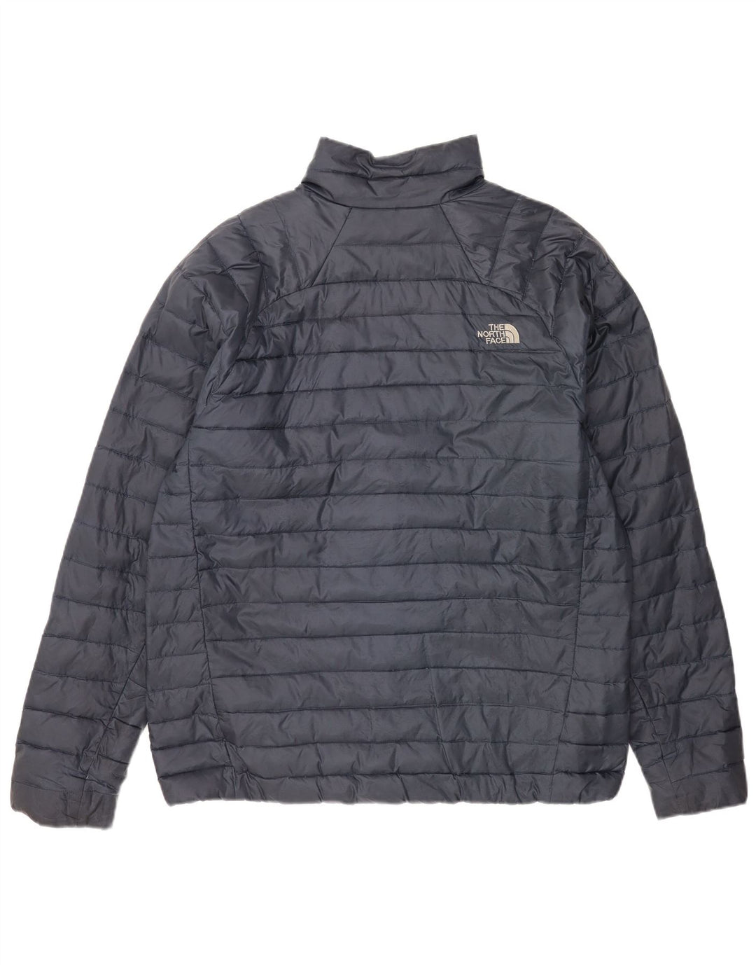The North Face Mens Padded Jacket UK 42 XL Navy Blue Nylon