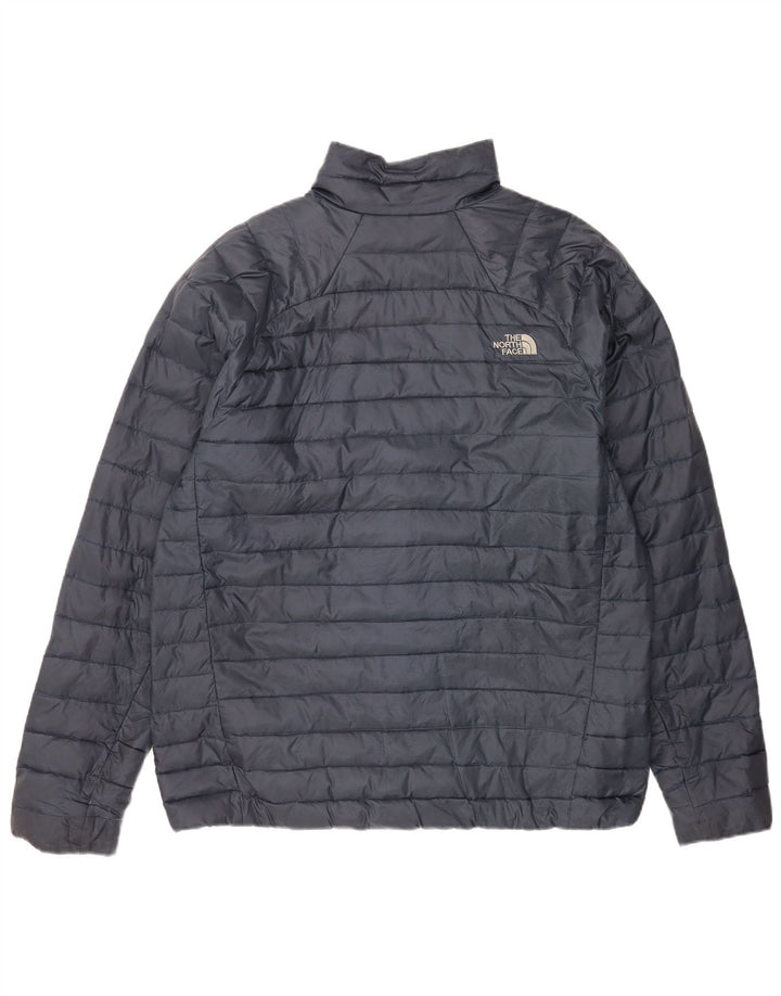 The North Face Mens Padded Jacket UK 42 XL Navy Blue Nylon