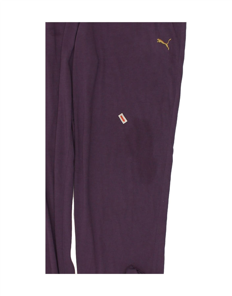 PUMA Womens Tracksuit Trousers Joggers UK 10 Small Purple Cotton Vintage Puma and Second-Hand Puma from Messina Hembry 