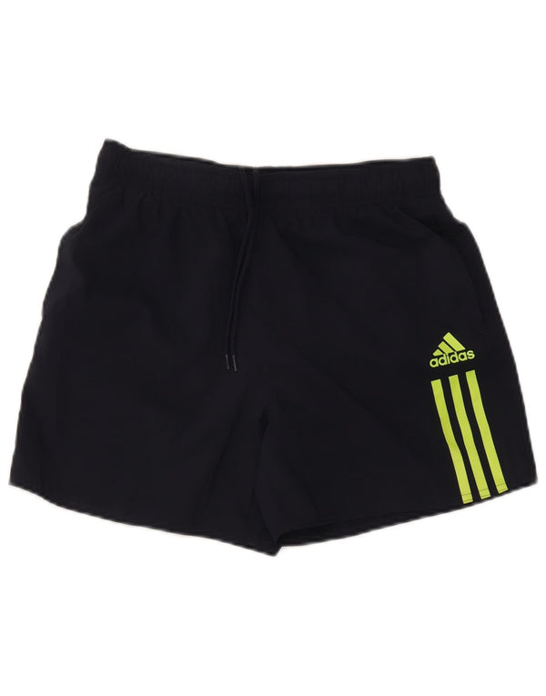 Adidas Mens Sport Shorts Small Navy Blue Polyester