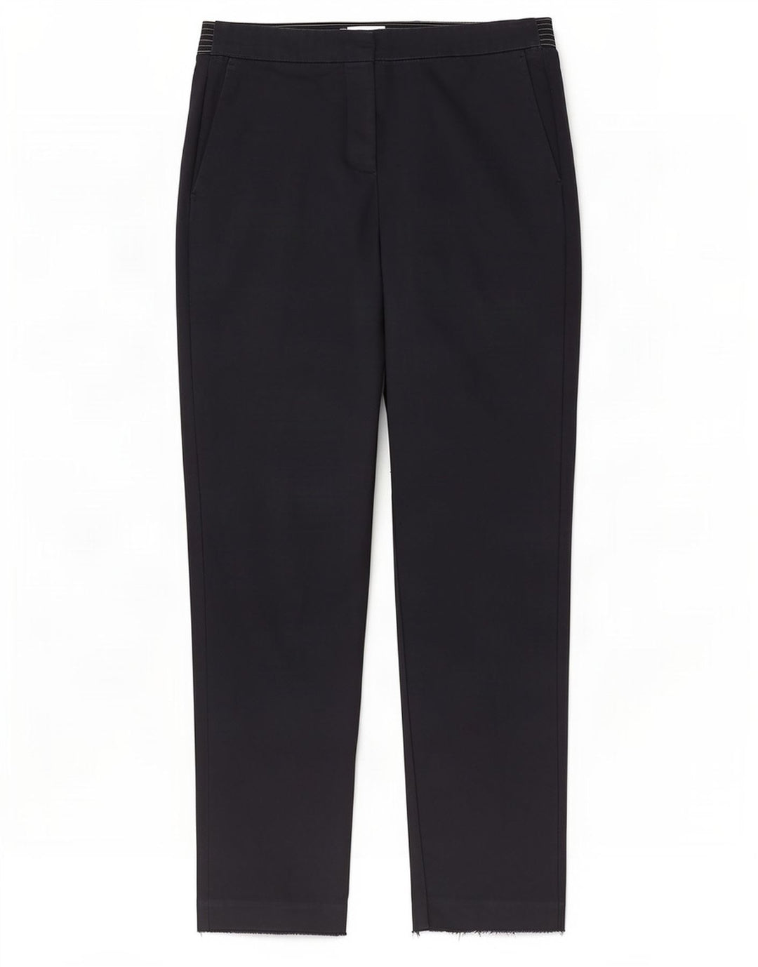 Zara Womens Straight Chino Trousers Medium W28 L27 Navy Blue