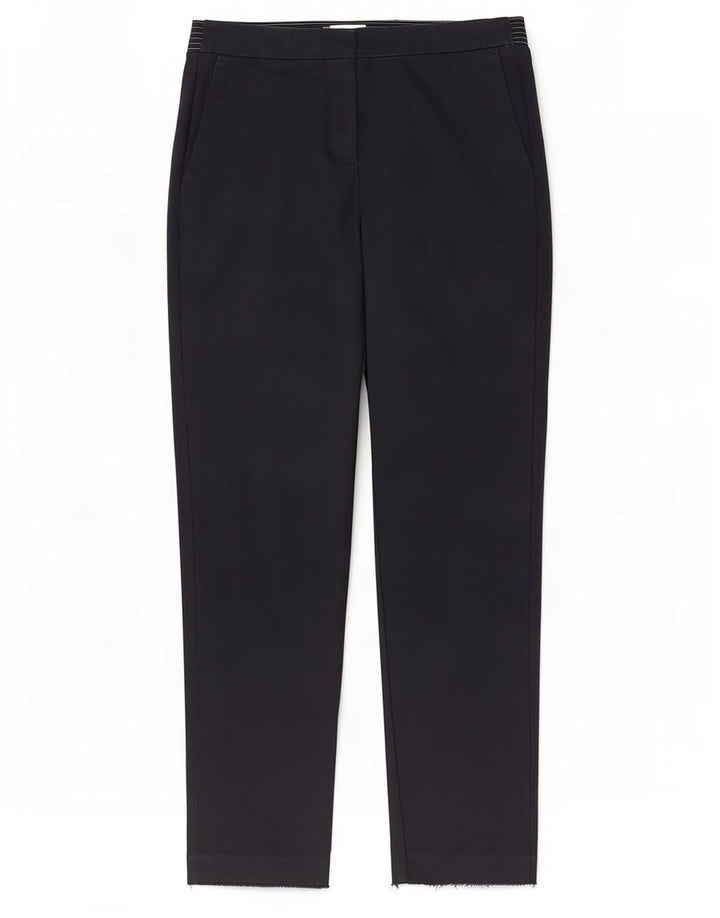 Zara Womens Straight Chino Trousers Medium W28 L27 Navy Blue