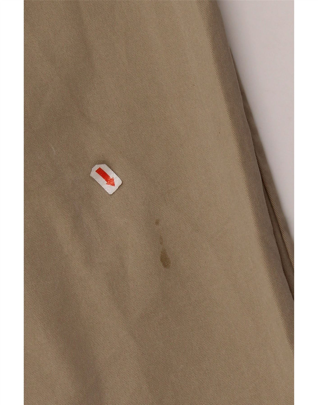 IZOD Mens Straight Chino Trousers W38 L30 Beige Cotton