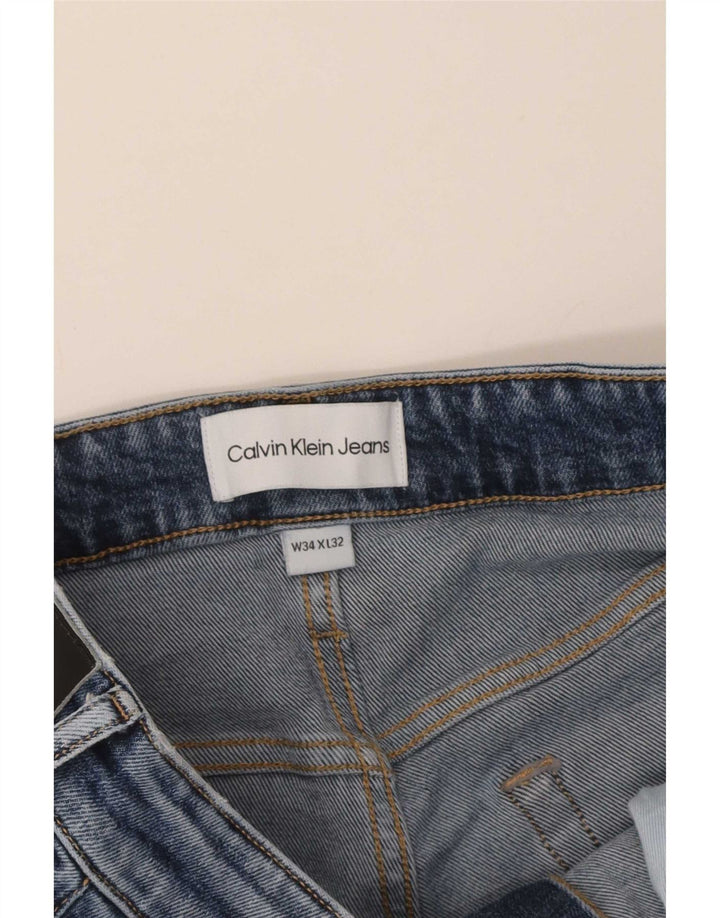 Calvin Klein Mens Slim Jeans W34 L32 Blue