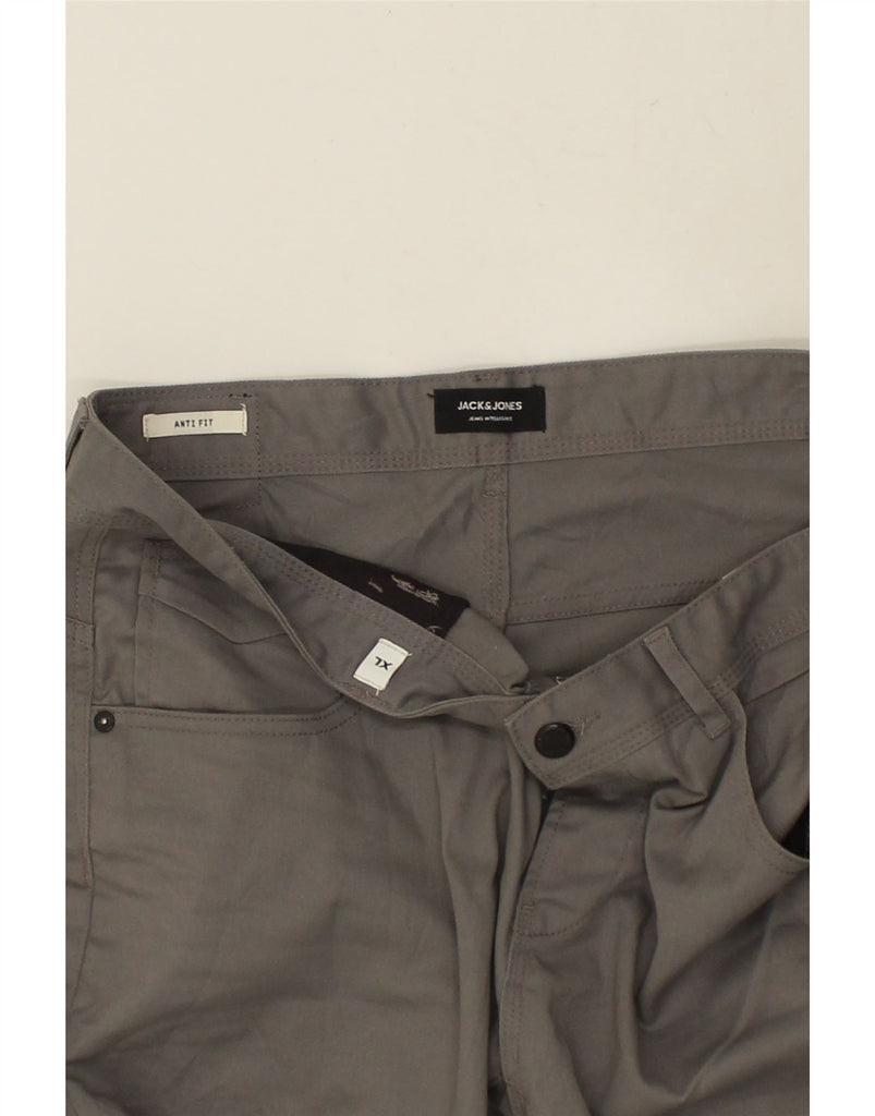 JACK & JONES Mens Anti Fit Casual Shorts W38 XL  Grey Polyester | Vintage Jack & Jones | Thrift | Second-Hand Jack & Jones | Used Clothing | Messina Hembry 