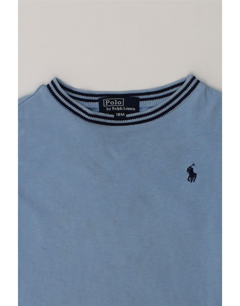 POLO RALPH LAUREN Baby Boys T-Shirt Top 12-18 Months Blue Cotton | Vintage Polo Ralph Lauren | Thrift | Second-Hand Polo Ralph Lauren | Used Clothing | Messina Hembry 