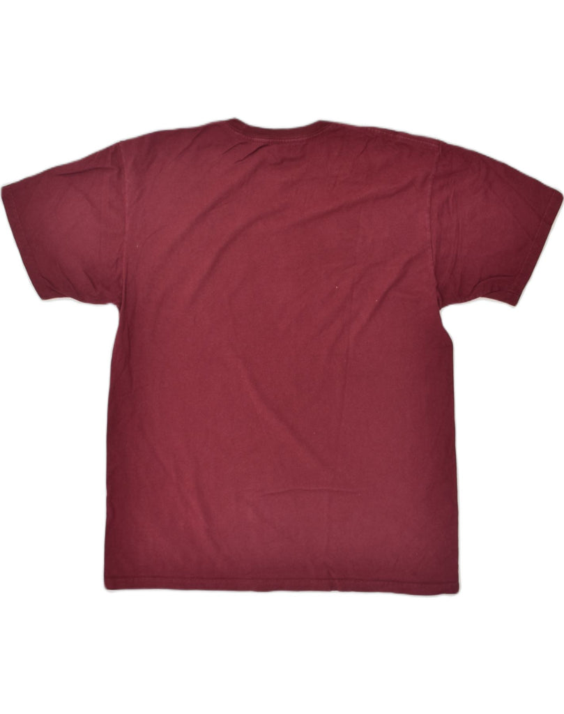 VANS Mens Graphic T-Shirt Top Large Burgundy Cotton | Vintage Vans | Thrift | Second-Hand Vans | Used Clothing | Messina Hembry 