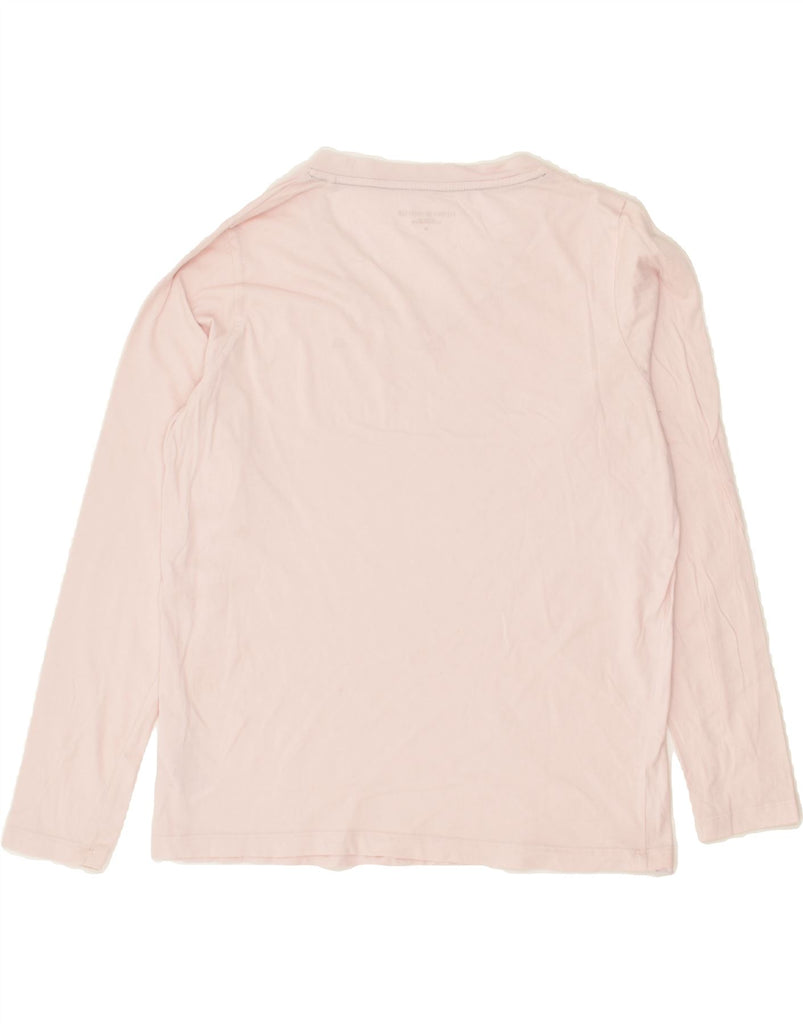 TOMMY HILFIGER Womens Top Long Sleeve UK 14 Medium Pink Cotton | Vintage Tommy Hilfiger | Thrift | Second-Hand Tommy Hilfiger | Used Clothing | Messina Hembry 