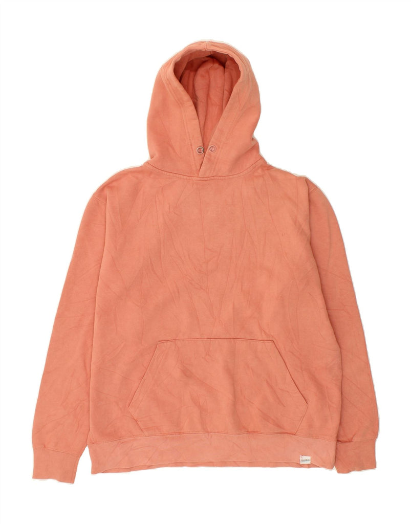 PULL & BEAR Mens Hoodie Jumper Medium Orange Cotton | Vintage Pull & Bear | Thrift | Second-Hand Pull & Bear | Used Clothing | Messina Hembry 