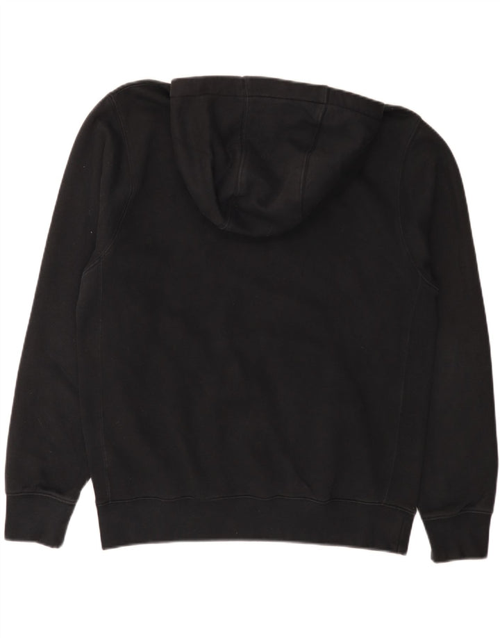 Nike Mens Hoodie Jumper Medium Black Cotton
