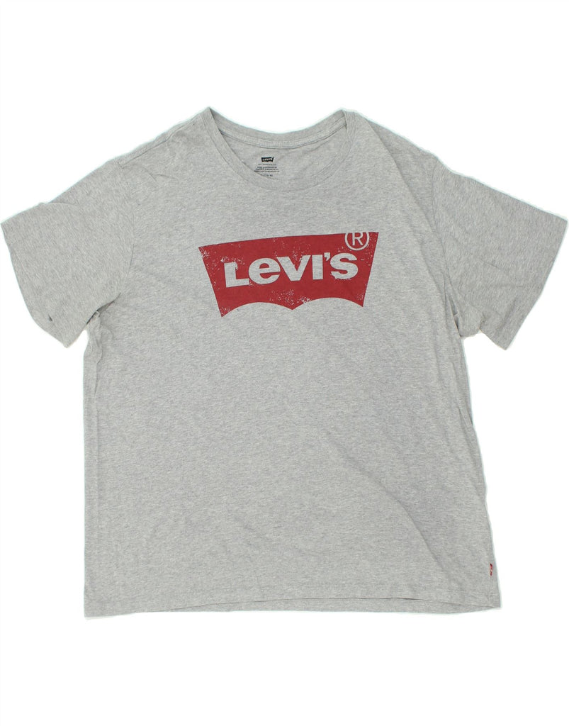 LEVI'S Mens Graphic T-Shirt Top XL Grey Cotton | Vintage Levi's | Thrift | Second-Hand Levi's | Used Clothing | Messina Hembry 