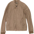 G-Star Mens Bomber Jacket UK 40 Large Beige Cotton