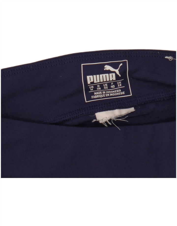 Puma Womens Capri Leggings UK 12 Medium Purple