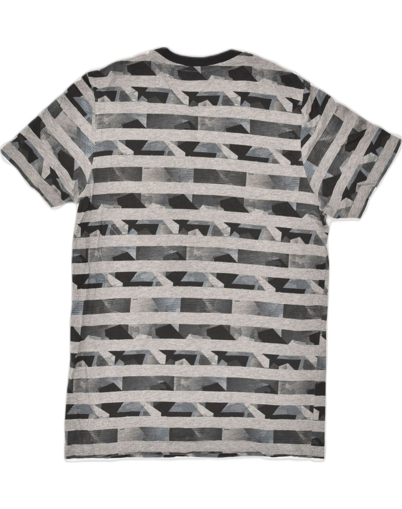 JACK & JONES Mens Core Graphic T-Shirt Top Small Grey Geometric Cotton | Vintage Jack & Jones | Thrift | Second-Hand Jack & Jones | Used Clothing | Messina Hembry 