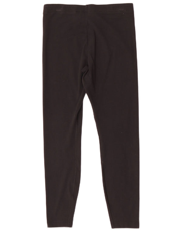 Nike Womens Leggings UK 14 Large Black Cotton